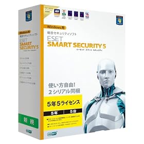 ESET Smart Security V5.0 5�N5���C�Z���X