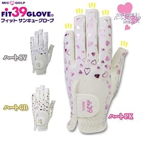 MIC GOLF�i�~�b�N�S���t�j FIT39 ���f�B�[�X�p �S���t�O���[�u �n�[�g�l�C���V���[�Y ���葕���p