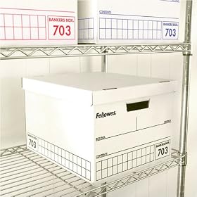 Fellowes Bankers Box 703 �t�F���[�Y �o���J�[�Y�{�b�N�X�@�u���b�N
