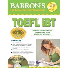 Barron's TOEFL iBT with CD-ROM and 2 Audio CDs (Barron's Toefl Ibt (Book & CD-Rom))