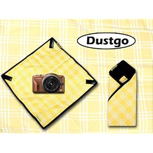 【クリックで詳細表示】コンパクトカメラ用カメラふろしき チェック40cm＊40cm