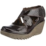 Fly London Yogo Wedge Sandal Leather Patent