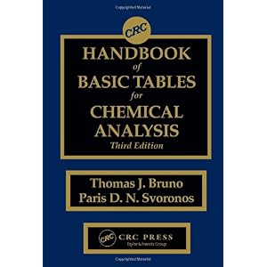 【クリックで詳細表示】CRC Handbook of Basic Tables for Chemical Analysis， Third Edition [ハードカバー]