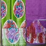 Green Floral Cotton Dress Material With Dupatta