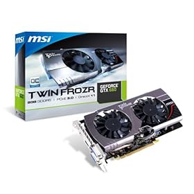 MSI GeForce GTX660 ���ڃr�f�I�J�[�h �I�[�o�[�N���b�N���f�� �I���W�i���t�@���̗p ���{���K�㗝�X�i VD4776 N660GTX Twin Frozr III OC