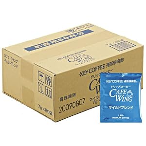 【クリックで詳細表示】キーコーヒー カフェ・ウイング マイルドブレンド 7g×60P： 食品・飲料・お酒 通販