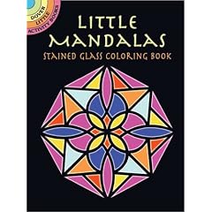 Little Mandalas Stained Glass Coloring Book (Dover Stained Glass Coloring Book)