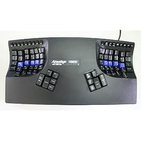 Kinesis Advantage USB Contoured Keyboard �y�L�l�V�X �R���^�[�h�L�[�{�[�h�A�h�o���e�[�W�E���z KB500USB-blk