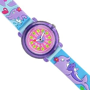  【 ベビーウォッチ / babywatch 】 ◆ ZIP&ZAP / イルカ Dauphins [正規輸入品］（ 子供用 腕時計 フランス 学習時計 Baby Watch Paris ）