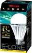 TOSHIBA E-CORE LED�d�� ��ʓd���`4.3W(���F����) LEL-AW4N