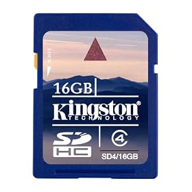 Kingston 16GB SDHC  Class4 SD4/16GB