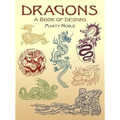 Dragons: A Book of Designs (Dover Pictorial Archive)