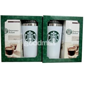�ySTARBUCKS �zTRAVEL MUG 2SET  �X�^�[�o�b�N�X�@�g���x�� �Z�b�g���^���u���[2�{�ƃR�[�q�[��452g �M�t�g�Z�b�g