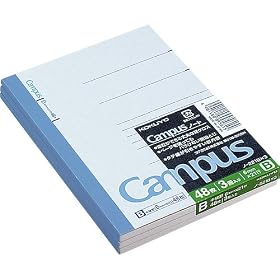 KOKUYO �m-221BX3 �L�����p�X�m�[�g5��(A6)B�r48��3���g