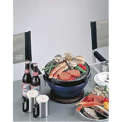 キャプテンスタッグ(CAPTAIN STAG) リベルテ丸型水冷バーベキューコンロ M-6421