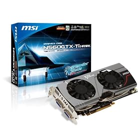 MSI �r�f�I�J�[�h(VGA) NVIDIA�V���[�Y GeForce GTX560 Ti N560GTX-Ti HAWK