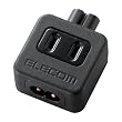 ELECOM AC�A�_�v�^�p�^�b�v 2pin 1�� T-ACTAP21