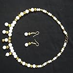 Off-white Pearl White Gold Traditional Jewellery Set