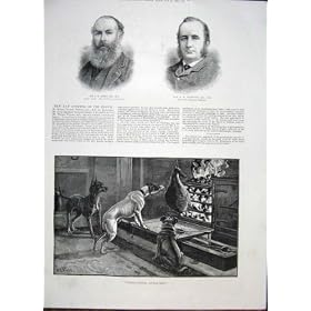 Portrait Gorst Webster Dogs Venture Fine Art Print 1885