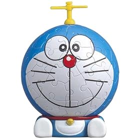 3D���̃p�Y�� �r�b�O�t�F�C�X�~�j �h�������� 60���[�W�s�[�X �h�������� (���a��7.6cm)