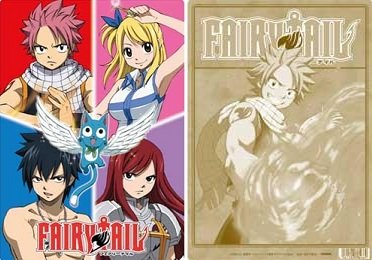  FAIRY TAIL ／ フェアリーテイル 下敷き 【ナツ、ルーシィ、ハッピー、グレイ、エルザ】 真島ヒロ [生産終了・廃盤商品]