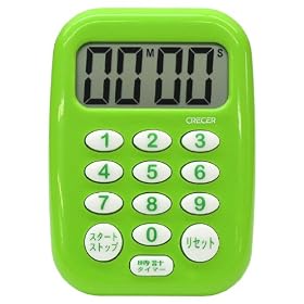 �N���Z�� ���v�t���f�W�^���^�C�}�[ Vivid(�r�r�b�g) �O���[�� CT-500G