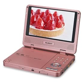 BLUEDOT 7�^�|�[�^�u��DVD�v���[���[ CPRM�Ή��X�������f�� BDP-1726P �s���N�S�[���h