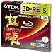 TDK �^��p�u���[���C�f�B�X�N ���d�V���[�Y BD-RE DL 50GB 1-2�{�� �z���C�g���C�h�v�����^�u�� 5���p�b�N 5mm�X�����P�[�X BEV50HCPWA5A