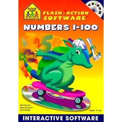 Numbers 1-100 Interactive Software: Windows Macintosh : Ages 3-Up (School Zone Interactive Flash Action Software)