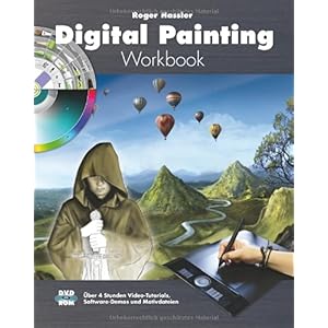 【クリックでお店のこの商品のページへ】Digital Painting Workbook： Roger Hassler： 洋書