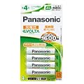 Panasonic �[�d��EVOLTA �j�b�P�����f�d�r�P4�`4�{�p�b�N HHR-4MVS/4B