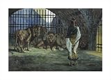  Daniel in the Lions Den by James Tissot,26 in. x 18.9 in.