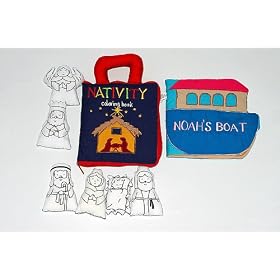 �N���X�}�X �z�G�{ �m�A�̂͂��Ԃˁ@NOAHS�@ BOAT/ �C�G�X���܂̍~�a �J���[�����O�u�b�N�@NATIVITY�@�����[�N���X�}�X�M�t�g�Z�b�g 2�g�� �m��