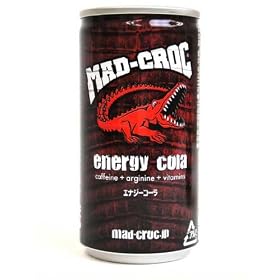 MAD-CROC Energy Cola �}�b�h�N���b�N �G�i�W�[�R�[�� 190ml�~6�ʃp�b�N �Y�_����