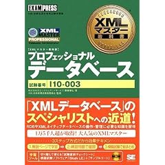 XML�}�X�^�[���ȏ� �v���t�F�b�V���i��(�f�[�^�x�[�X)