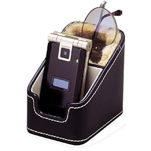 【クリックで詳細表示】携帯電話＆メガネスタンド (ブラック) 240-516BK