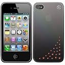 Bling My Thing iPhone 4S/4 METALLIC MIRROR Diffusion Crystal Volcano