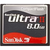  SanDisk 8GB/15MB Ultra II CF Card ( SDCFH-008G-A11, US Retail Package )
