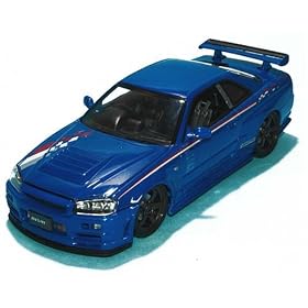 1/24 �j�X�� �X�J�C���C�� GT-R S/R-tune �u���[ HW24005C