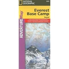 National Geographic Adventure Map Everest Base Camp, Nepal