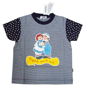 【クリックで詳細表示】Ann＆Andy Tシャツ・ハギング BL(100)