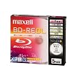 maxell �^��p BD-RE DL 260�� 2�{���Ή� �C���N�W�F�b�g�v�����^�Ή��z���C�g(���C�h���)5�� 5mm�P�[�X��BE50VWPA.5S