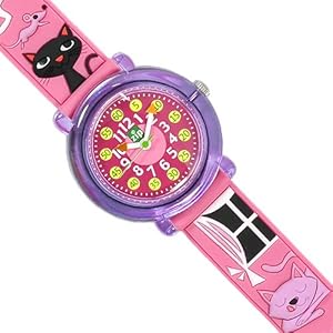  【 ベビーウォッチ / babywatch 】 ◆ ZIP&ZAP / 猫 ネコ [正規輸入品］（ 子供用 腕時計 フランス 学習時計 Baby Watch Paris ）
