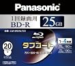 Panasonic �u���[���C�f�B�X�N �^��p4�{�� 25GB(�P�w �ǋL�^) 20���p�b�N LM-BR25LT20