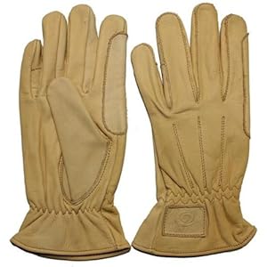 【クリックで詳細表示】AXEL バイク用 ツーリング レザーグローブ (ベルクロなしスマートタイプ)キャメルイエロー 天然シープスキン製！