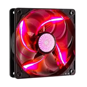 CoolerMaster 12cm�P�[�X�t�@�� R4-L2R-20CR-GP (Red LED Silent Fan 120mm)