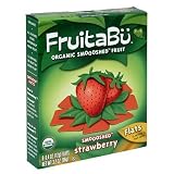  FruitaBu Organic Smooshed Fruit, Smoooshed Strawberry, 8 Count 0.4-Ounce Flats (Pack of 4)