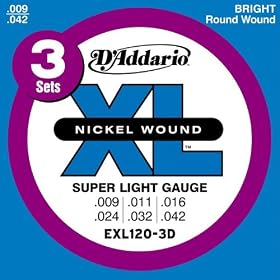 D'Addario EXL120-3D�^3�Z�b�g�p�b�N�@�_�_���I �G���L�M�^�[��
