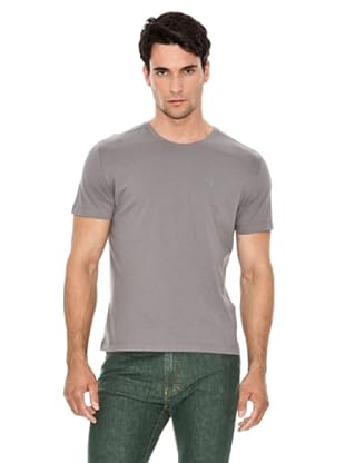 Versace Jeans Camiseta Logo Pequeño (Gris)