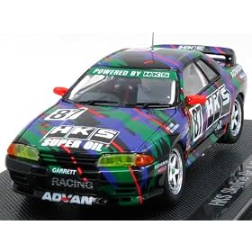 EBRRO 1/43 44159 HKS �X�J�C���C�� Gr.A 1993 #87 �u���b�N/�O���[��
